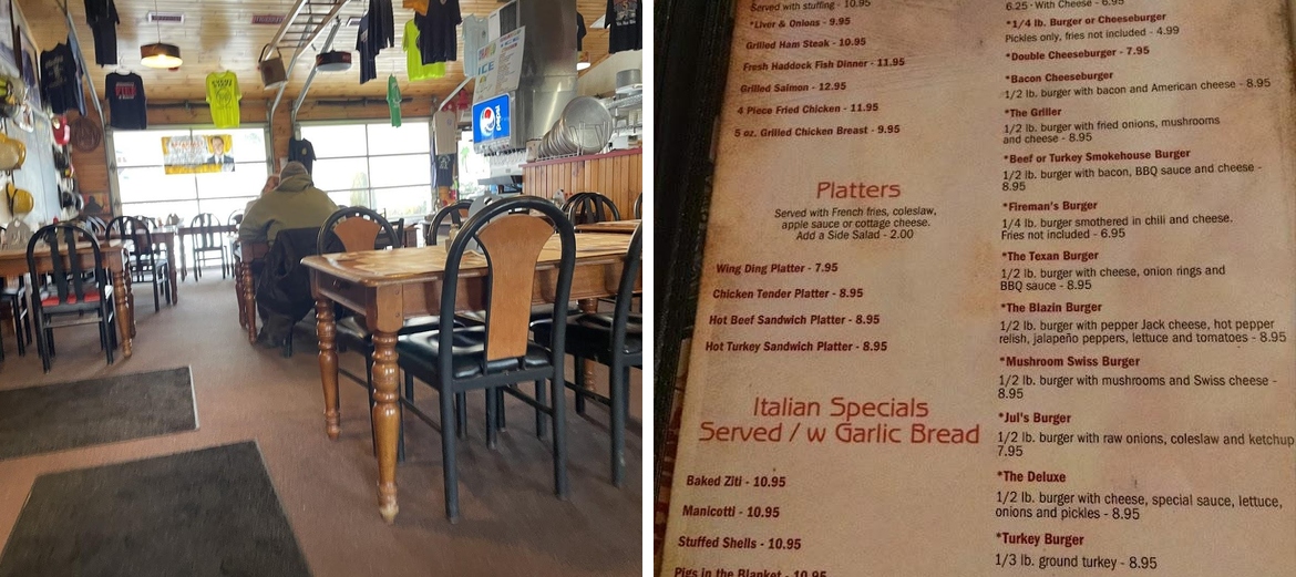 Firehouse Pizza Menu