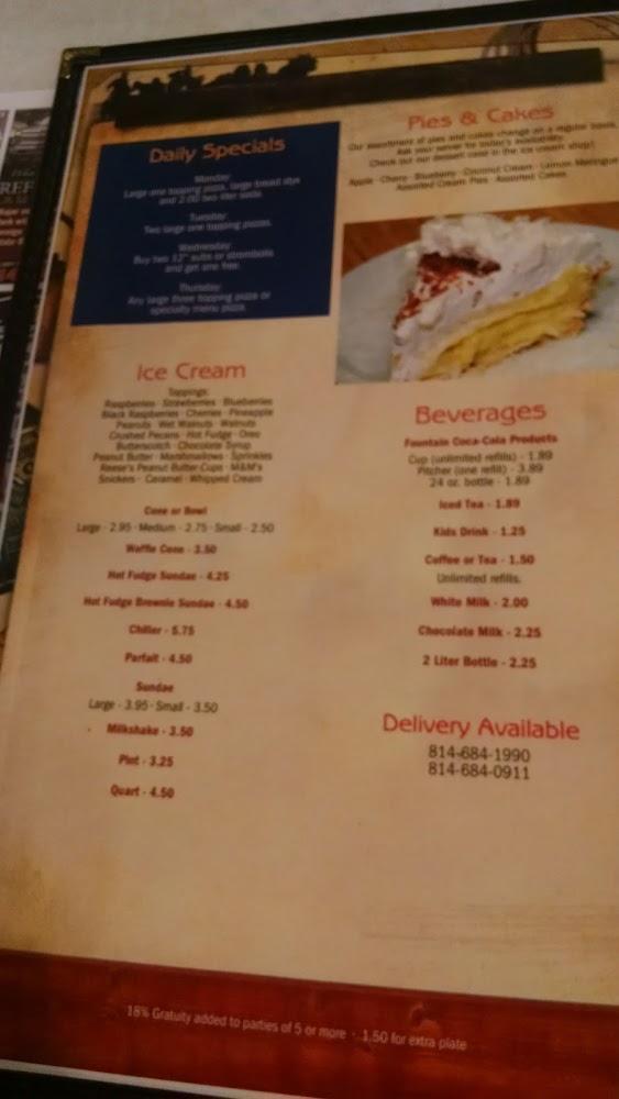 Firehouse Pizza Menu image 2